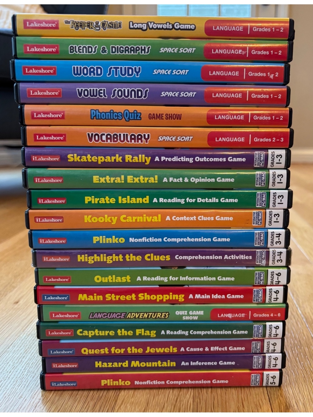 Lakeshore Learning Lot 19  Whiteboard Software Reading Language Arts Grades 1-6